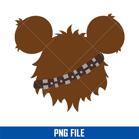 Chewbacca Mickey Ears Png Star Wars Disney Png Star Wars P Inspire