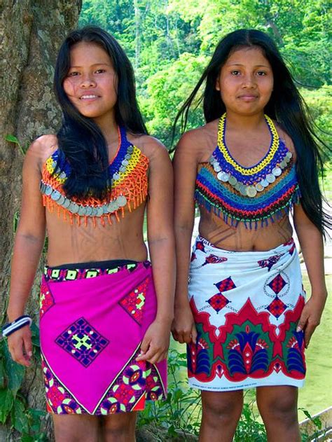 girls panama central indian my central karaja natives symbols culture native american