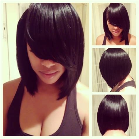 Despite the fact that the most popular bob hairstyles for black women usually involve weaves, wigs, or extensions long bobs are all the rage, but let's not forget about the flirty allure of short bob haircuts. 16 Charming Black Bob Hairstyles 2020 - Pretty Designs