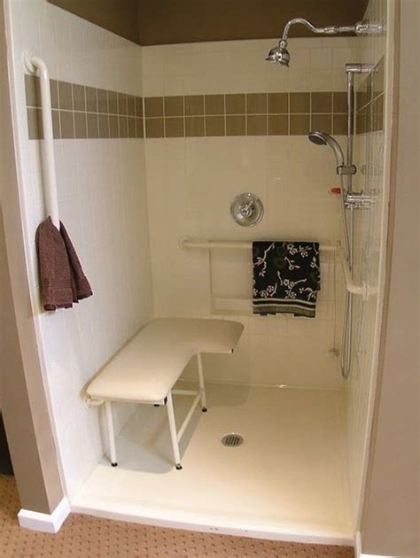Using a bathroom is difficult enough for a disabled person, so smart bathroom design should make it easier for a handicapped user to take care of their own hygiene. Walk-In Handicap Shower Stall #ShowerStallsforDisabled >> See more at http://www ...