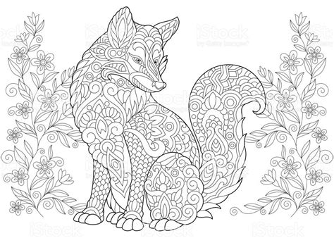 Ausmalbilder fuchs 1 in der rubrik ausmalbilder füchse zum ausdrucken und ausmalen. Ausmalbilder F Erwachsene Fuchs - tiffanylovesbooks.com