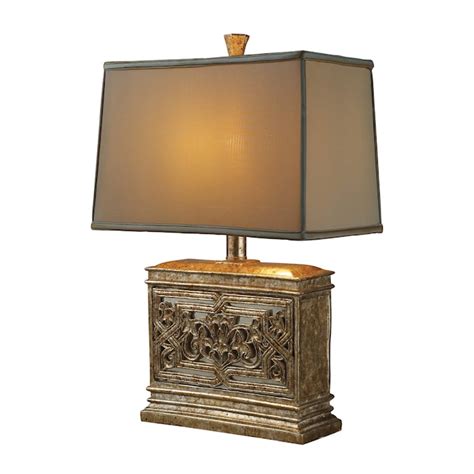 Westmore Lighting Stonehaven 245 In Saxon Gold 3 Way Table Lamp With