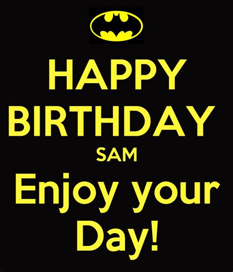 Happy Birthday Sam Happy Birthday Wishes Quotes Birthday Wishes Quotes