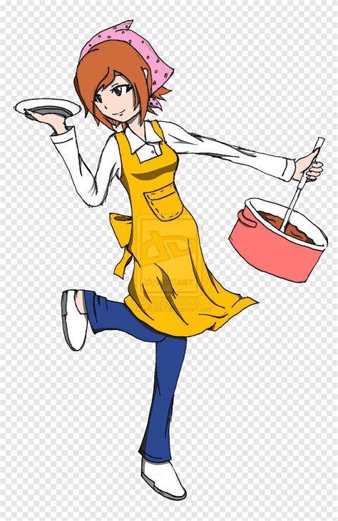 Cooking Mama Anime Chef Cooking Girls Food Baking Png Pngegg