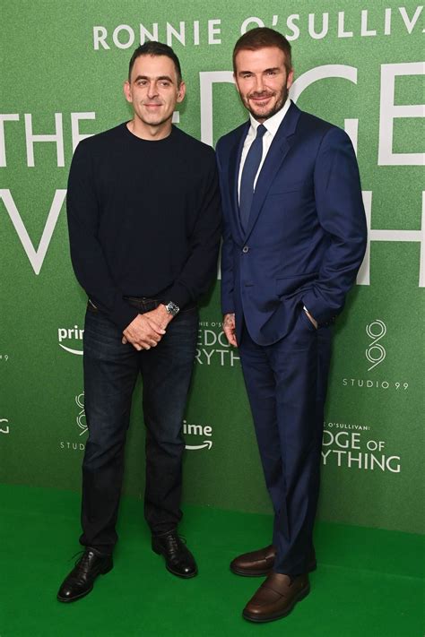 David Beckham among stars celebrating Ronnie O’Sullivan documentary at