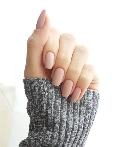 Neutral Nails Nude Nails Gel Nails Acrylic Nails Matte Nails Beige