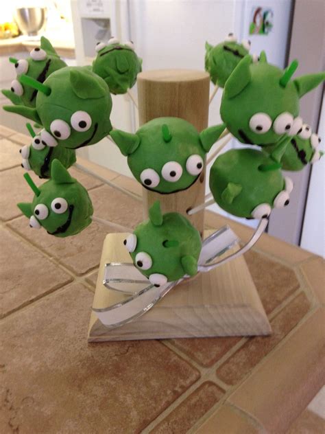 Toy Story Aliens Cake Pops I Made For My Sons Fourth Birthday Party