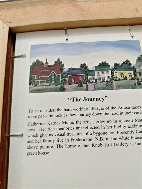 Artist Catherine Karnes Munn - Canada New Brunswick "The Journey