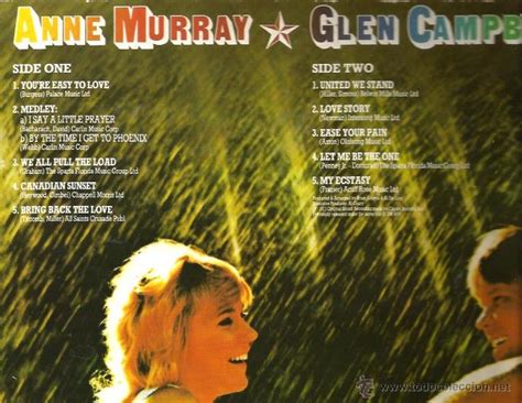 Entre Musica Anne Murray And Glenn Campbell Anne Murray And Glen