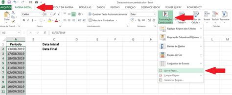 Como destacar datas entre um período no Excel Excel 24 Horas