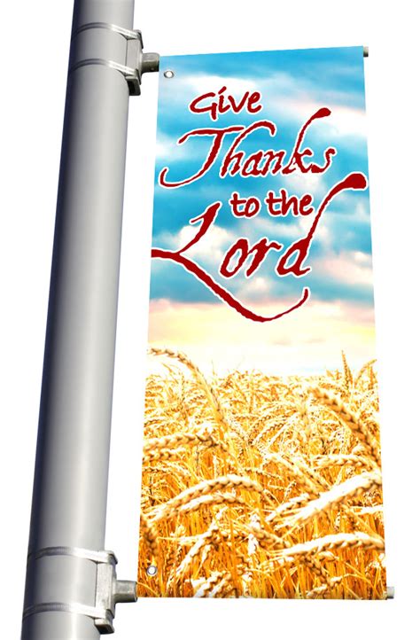 Light Pole Banner Fall Harvest 4 Ds Church Banners Com