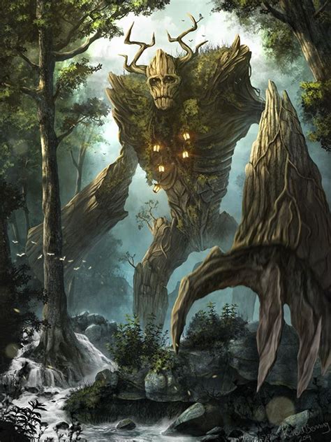 Ancient Forest Elemental On Behance By Richard Benning Forest