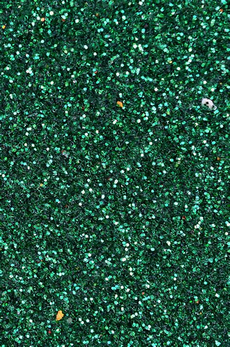 Colorful Defocused Emerald Green Background With Glittering And
