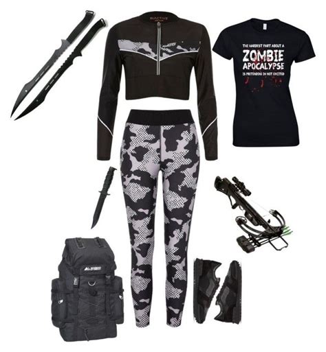 Zombie Apocalypse Outfit By Nikkiwilde Liked On Polyvore Featuring River Island Valentino And