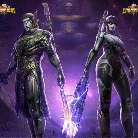 Corvus Glaive And Proxima Midnight Marvel Female Villains Marvel