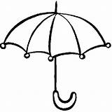 Umbrella sketch template