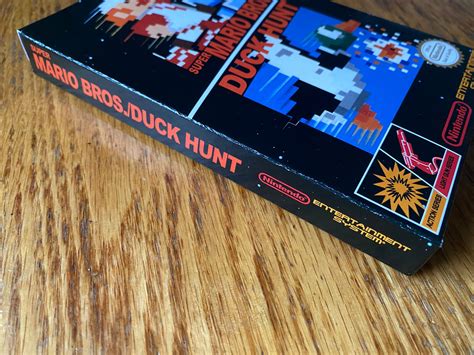 Oval Seal Super Mario Bros Duck Hunt Complete In Box Nintendo Nes Game