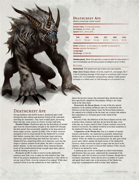 Dark Arts Players Companion Monsters Part By Jonoman D D