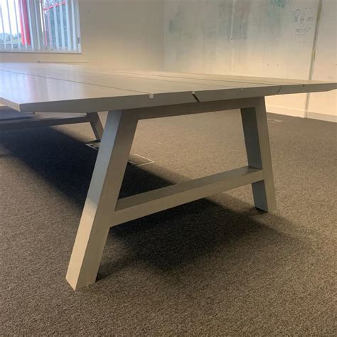 Chalk Grey 4800x1620 Boardroom Table