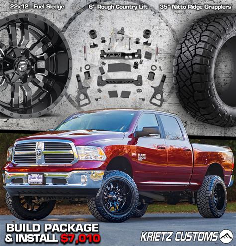 Ram 1500 Lift Kit Tire And Wheel Packages Krietz Auto