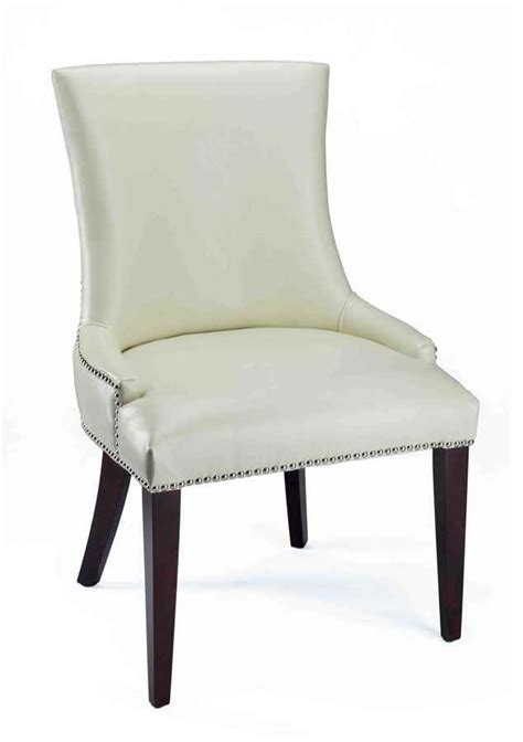 One chair is enough to completely change your dining space. White Leather Dining Room Chairs - Home Furniture Design