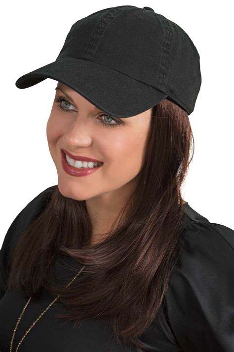 Baseball Cap With Hair Cardani Long Baseball Hat With Hair Hat