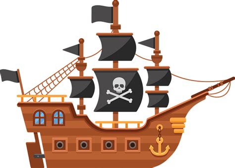 Pirate Ship Clip Art Png