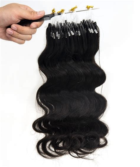 Body Wave Micro Link Human Hair Extensions For Women Fro Sales