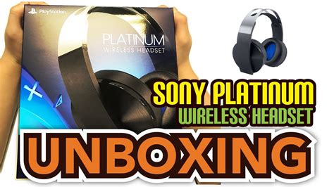 Sony Platinum Wireless Headset Ps4ps Vr Unboxing Youtube