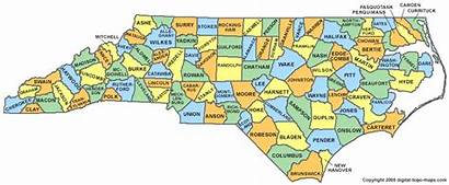 Carolina North Am Map County Jurisdiction State