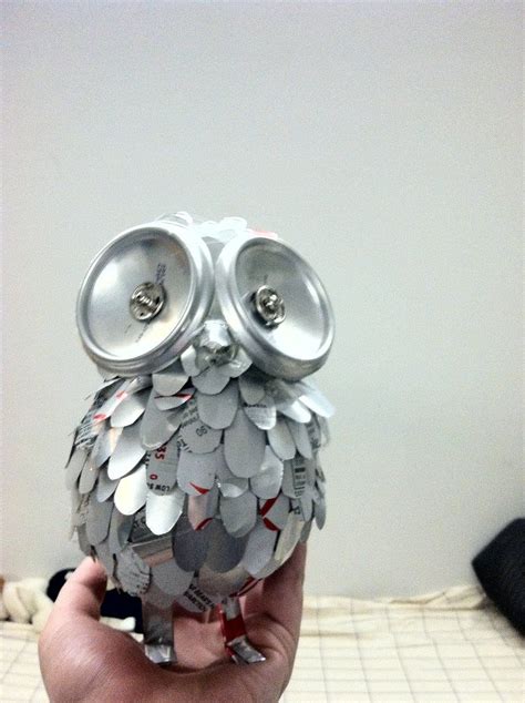 Coke Can Owl By Lunamyth On Deviantart Aluminum Can Crafts Tin Can