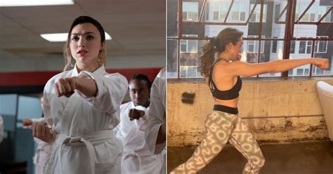 Peyton List Trains Martial Arts Most Days For Cobra Kai Popsugar Fitness