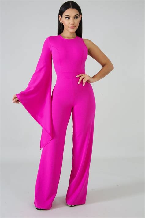 Out To Brunch Pink Jumpsuit Embellished Jumpsuit Fashion Jumpsuits