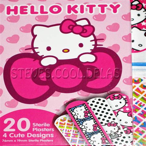 20 Disney Frozen Hello Kitty Moshi Sterile Plasters Band Aid Water