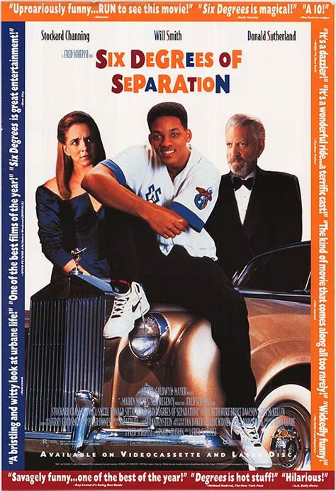 Stockard channing, will smith, donald sutherland and others. 6 Degrees of Separation movie posters at movie poster ...