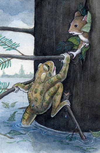 Frog And Mouse Frog Illustration Animal Illustration Art Frog Pictures