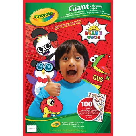 Printable colouring pages for kids. Ryan's World Giant Colouring Pages - Smyths Toys UK