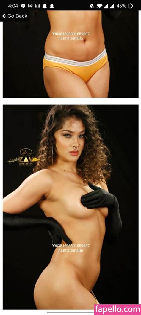 Namrata Malla Namritamalla Nude Leaked Photo Fapello
