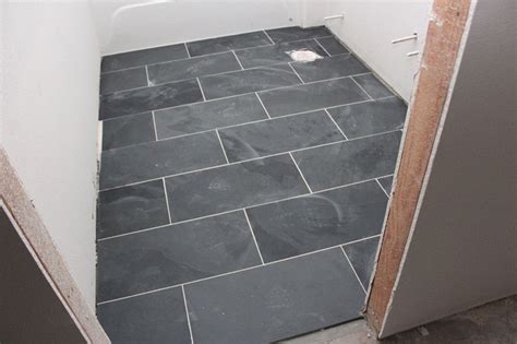 Home inspiration kitchen 50 white kitchen ideas that work. 12 x 24" Montauk Black Slate tiles | Slate bathroom tile ...