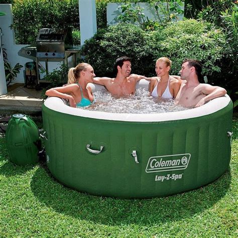4 6 Person Capacity Inflatable Hot Tub Myboothang Portable Hot Tub Hot Tub Inflatable Hot Tubs