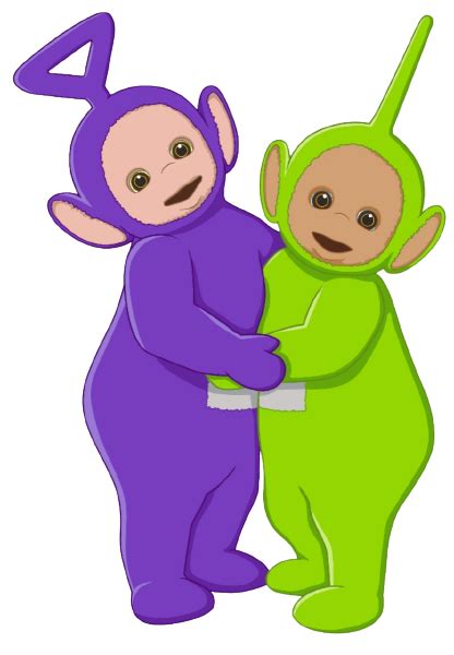 Teletubbies 25 Years Tinky Winky And Dipsy Clipart By Purpletinkywinky