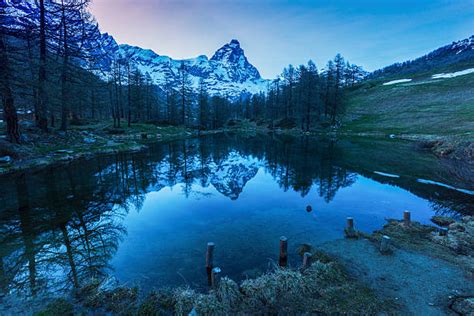 60 Blue Lake Cervino Matterhorn Stock Photos Pictures And Royalty Free