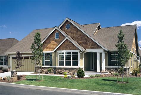 Ranch Style House Plans One Level Home Plans Craftsman House