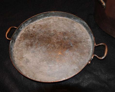 Antique Copper Pot Bowl Lidded Pan English