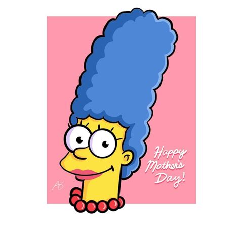 Marge Mothers Day The Simpsons Dibujos De Los Simpson Los