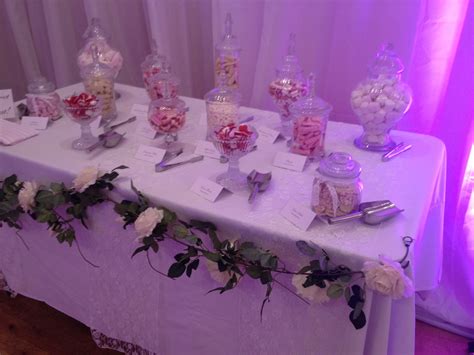 candy buffet ideas vintage style sweet buffet table in pink at muncaster castle sweet buffet