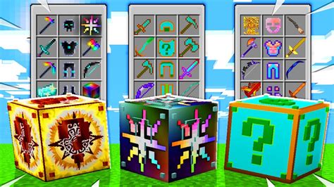 Qual Dessas É A Melhor Lucky Block Do Minecraft Inca Vs Avaritia Vs