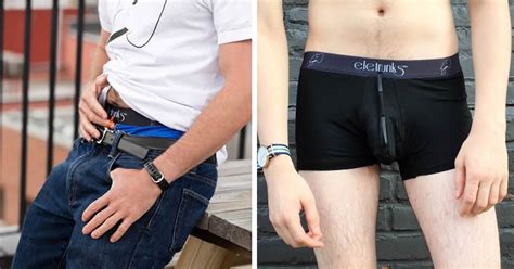 Revolutionary Underwear Lets Men Adjust Their Junk Without Touching