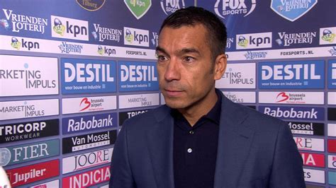 Van Bronckhorst Zon Wedstrijd Moet Je Over De Streep Trekken