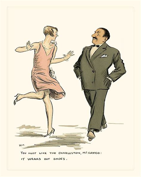 1920s Jazz Era Dancer Print Dance Illustration 1920s Jazz Antique